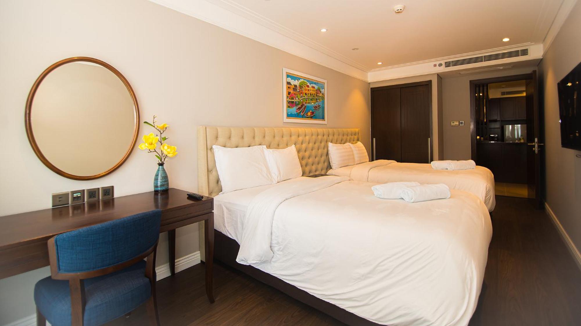 Luxury Apt Opposite Mykhe Beach Da Nang Exterior foto